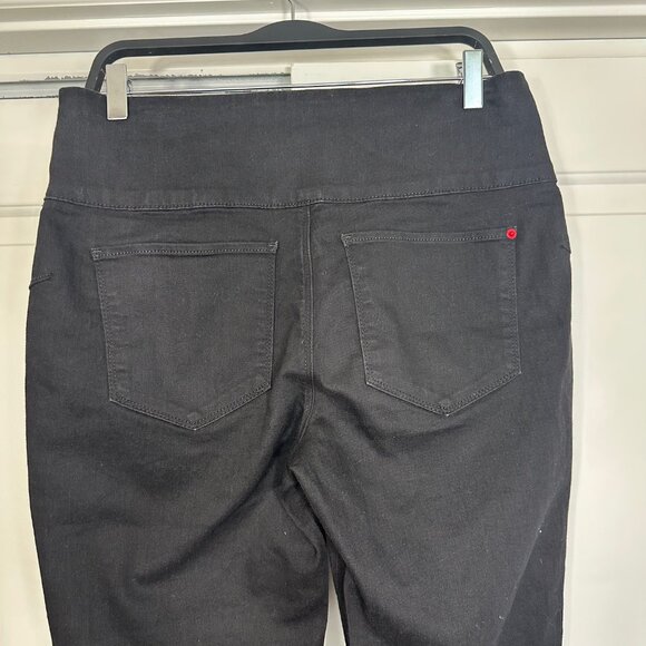 Spanx High Rise Side Zip Alexia Stretch Skinny Jeans Indigo - Large (10-12) - Picture 9 of 15